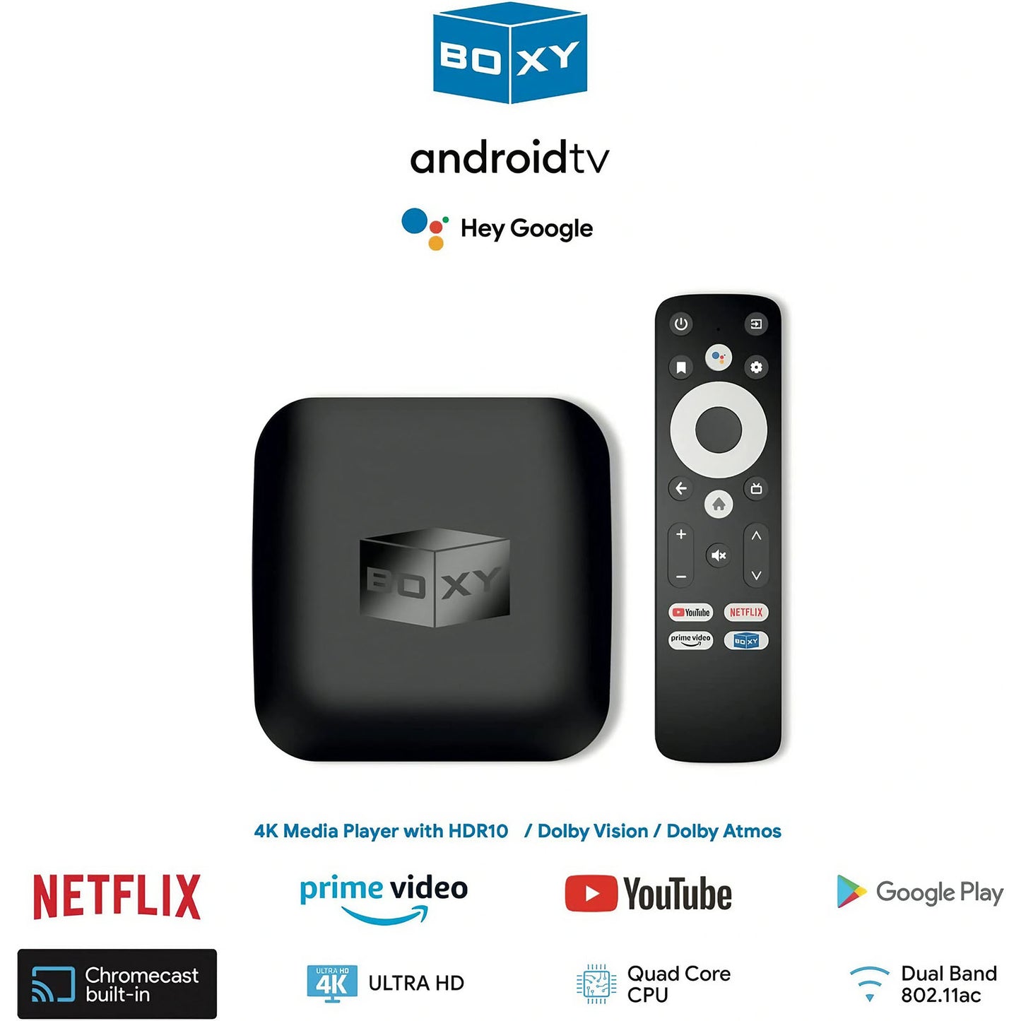 BOXY Android TV 11 Box Streaming Media Player §