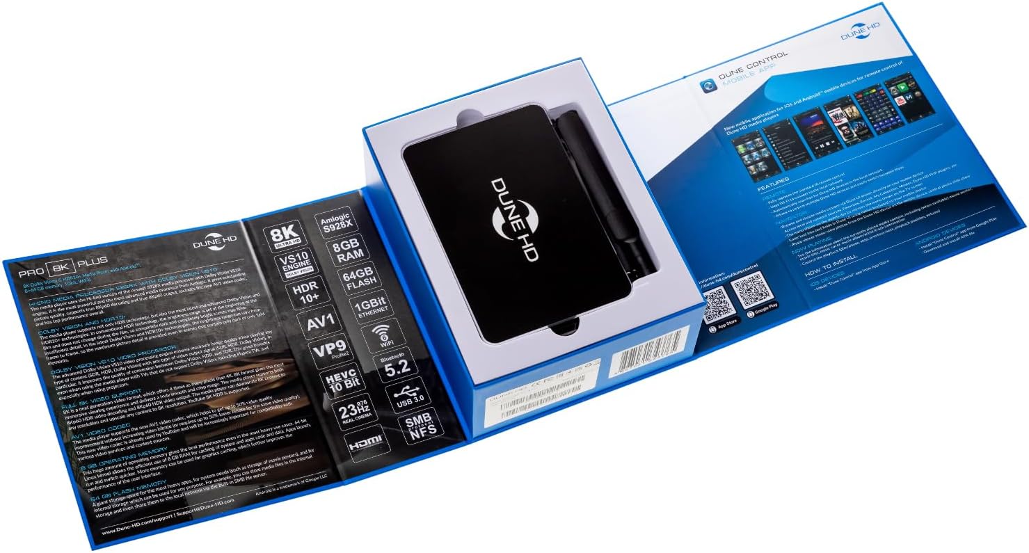 Hantz Partner Dune HD Duo - Netzwerk Media Player mit zwei Einbauschächten für Hantz Partner Dune HD Duo - Netzwerk Media Player mit zwei Einbauschächten für