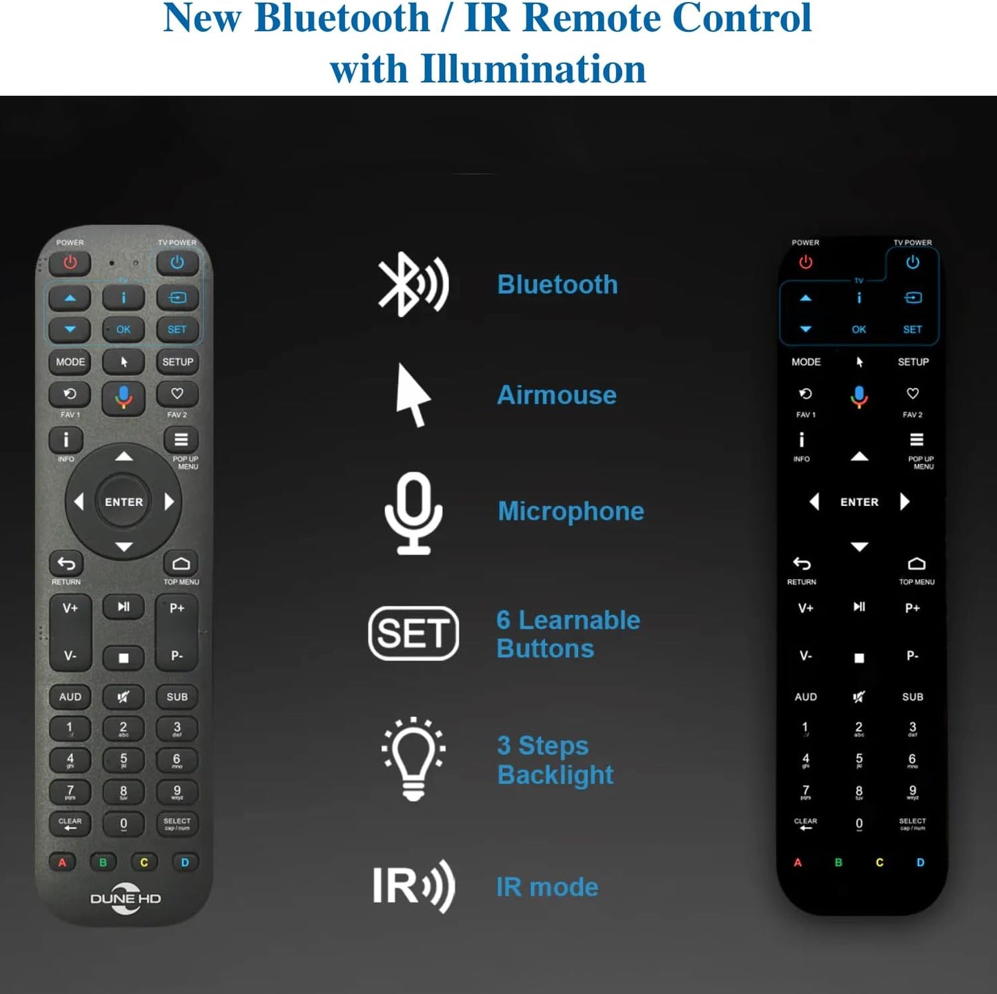 Dune HD MAX 8k Mediaplayer - Fernbedienung
