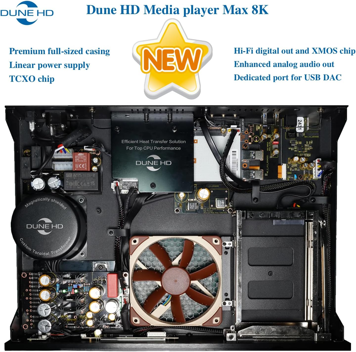 Dune HD MAX 8k Mediaplayer - innen