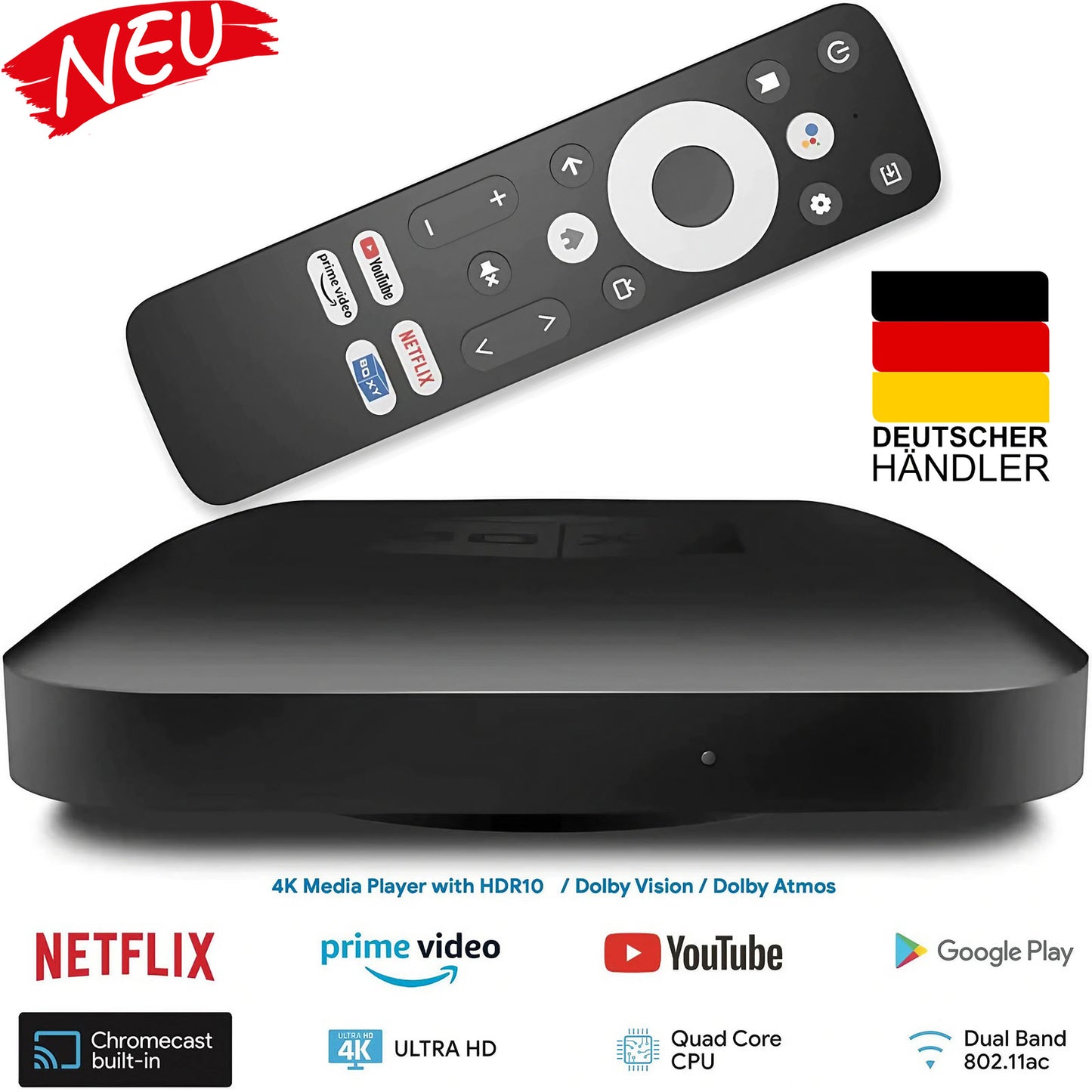BOXY Android TV 11 Box Streaming Media Player §